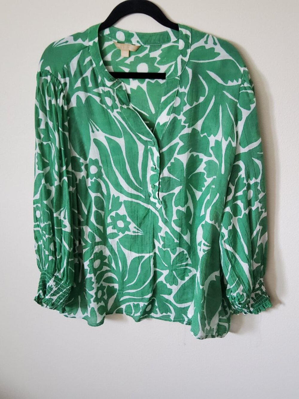 Hope and Harlow Floral blouse plus size 2X